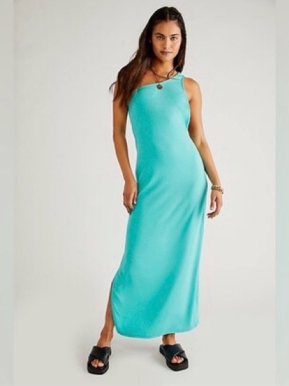 Free People One Shoulder Maxi Dress